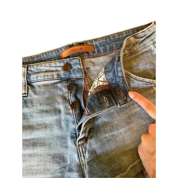 Joe’s Jeans Collectors Edition Star Pocket Cut Off Hi-Rise Jean Shorts Size 27 - Picture 3 of 9